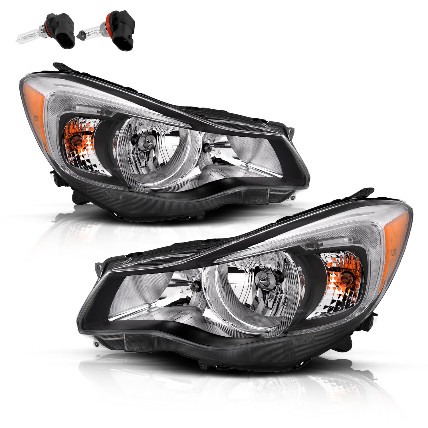 VehicleAid Headlights For 2016 Subaru Crosstrek