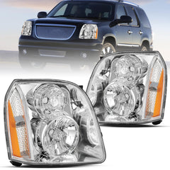 VehicleAid Headlights For 2008-2013 GMC Yukon Hybrid Denali