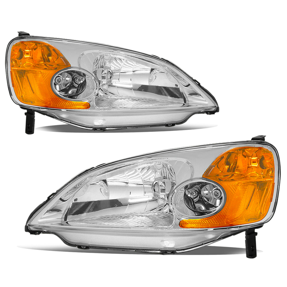 VehicleAid Headlights For 2001-2003 Honda Civic