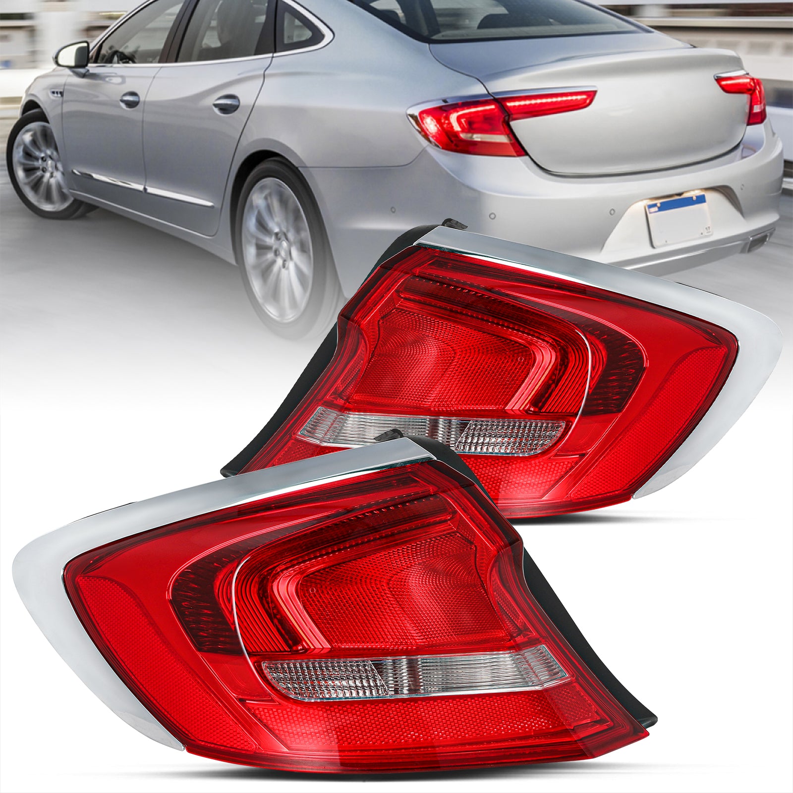 VehicleAid Taillights For 2017-2019 Buick LaCrosse