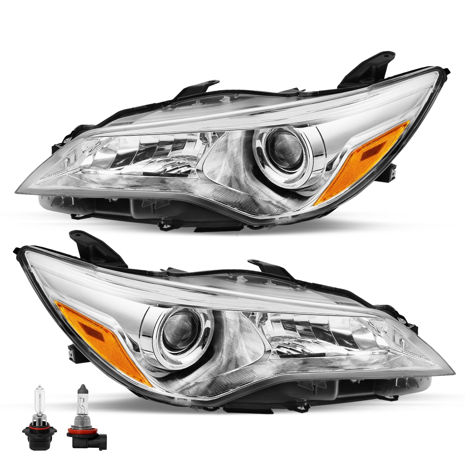 VehicleAid Headlights For 2015-2017 Toyota Camry