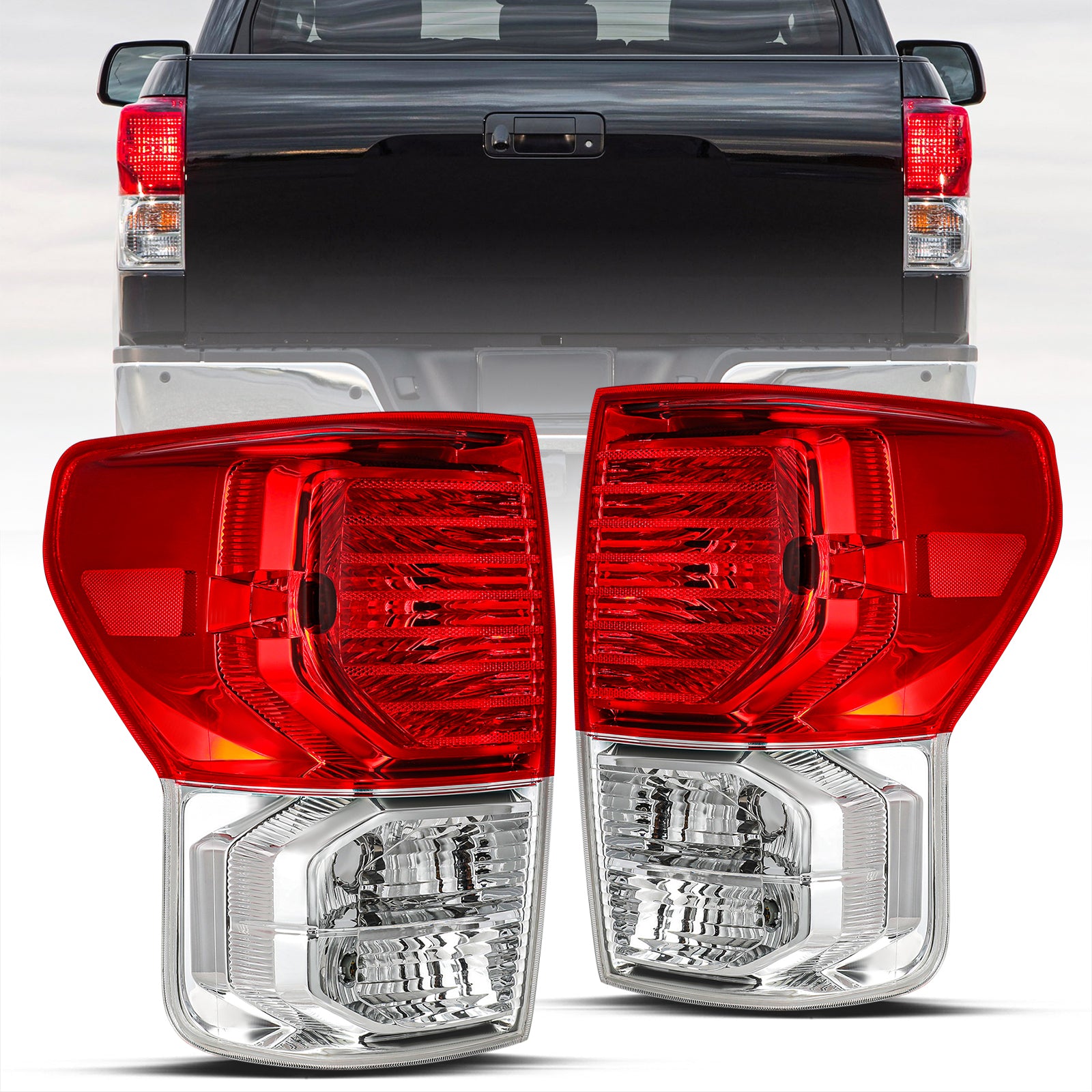 VehicleAid Taillights For 2010-2013 Toyota Tundra