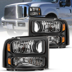 VehicleAid Headlights For 2005 Ford Excursion