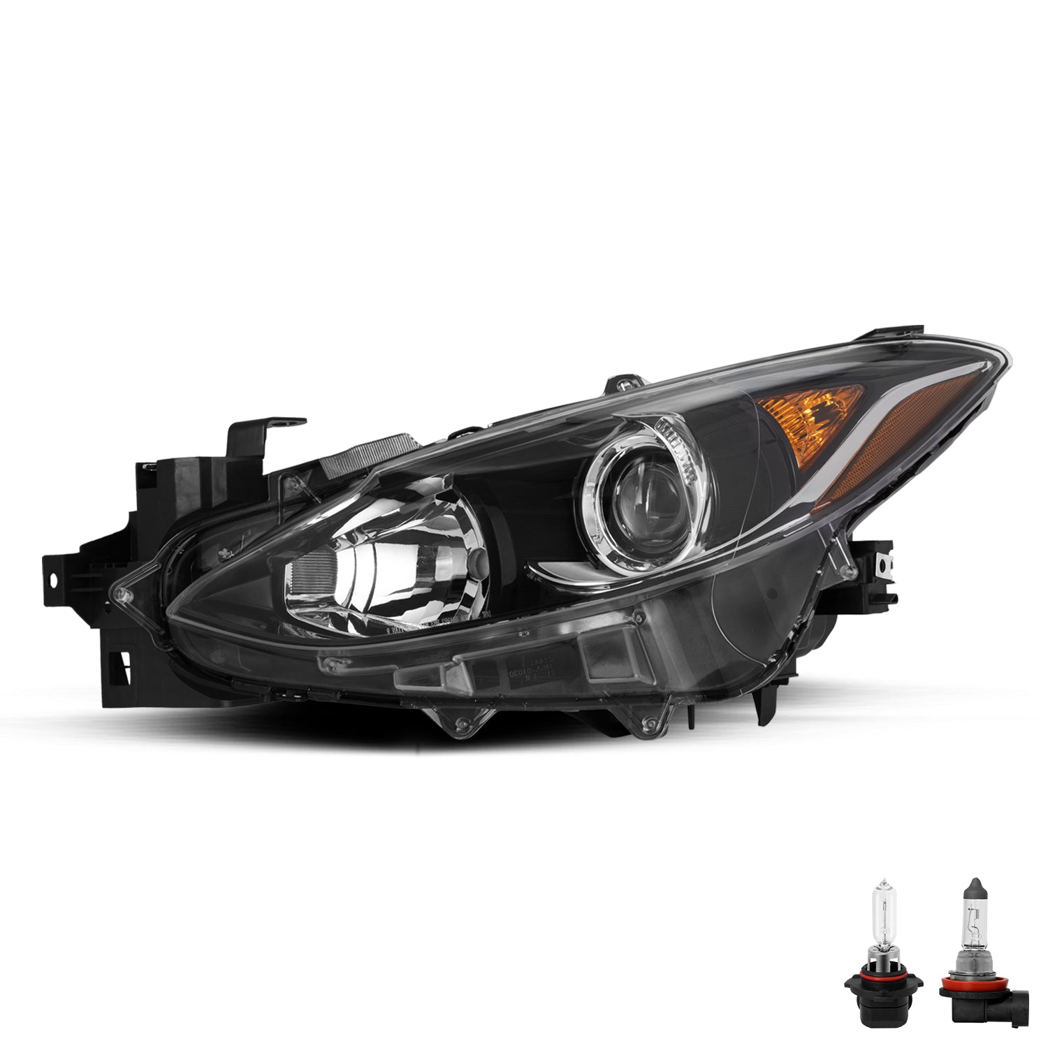 VehicleAid Headlights For 2014-2016 Mazda 3