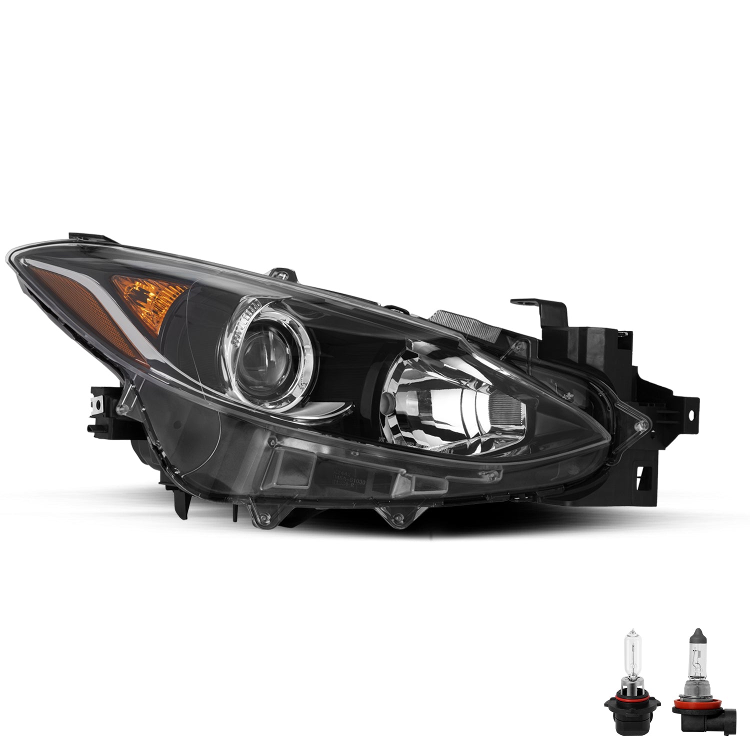 VehicleAid Headlights For 2014-2016 Mazda 3