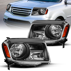 VehicleAid Headlights For 2012-2015 Honda Pilot