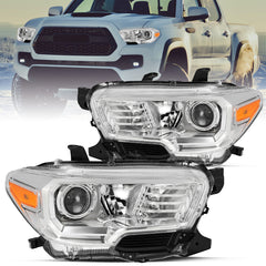 VehicleAid Headlights For 2016-2018 Toyota Tacoma