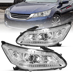 VehicleAid Headlights For 2013-2015 Honda Accord