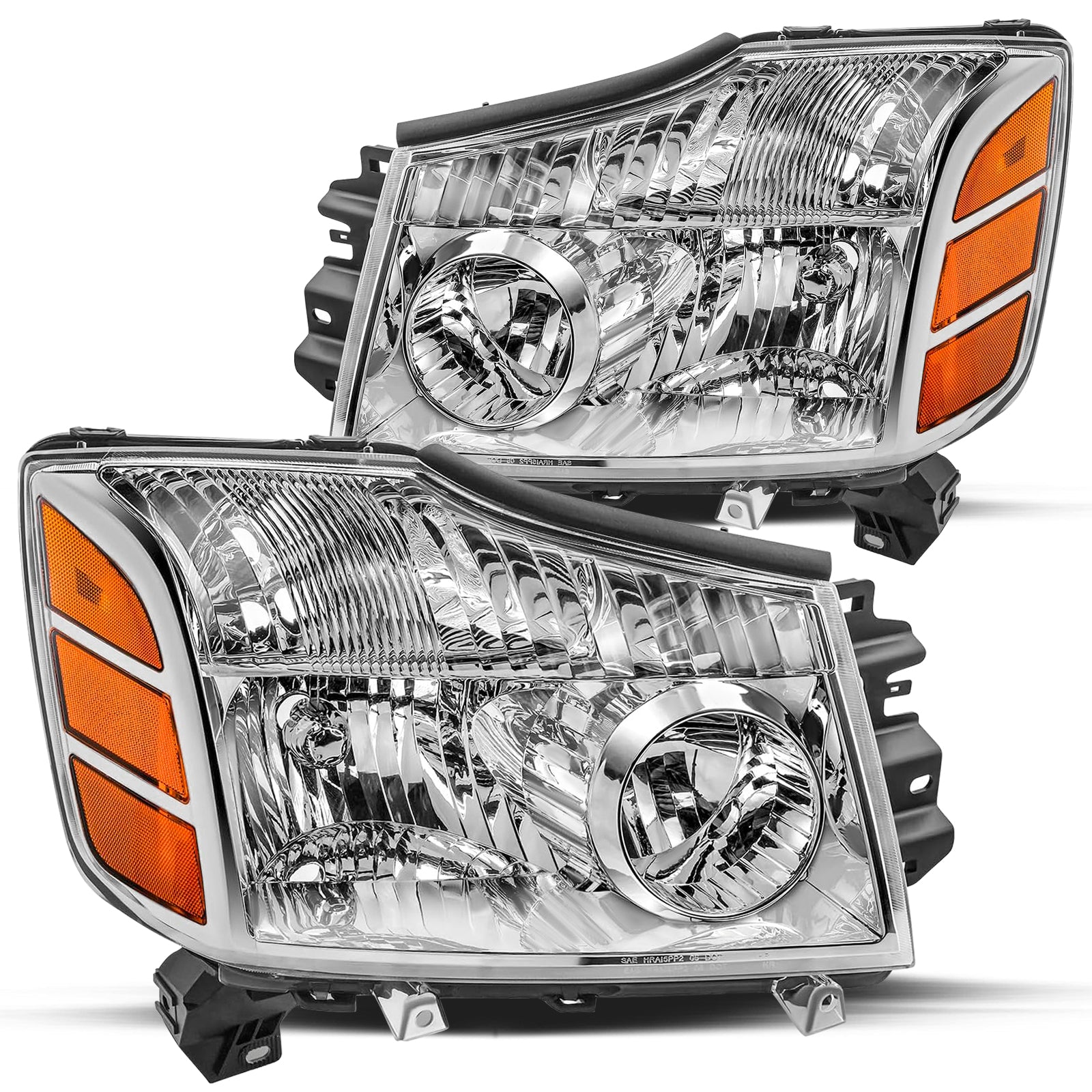 VehicleAid Headlights For 2005-2007 Nissan Armada