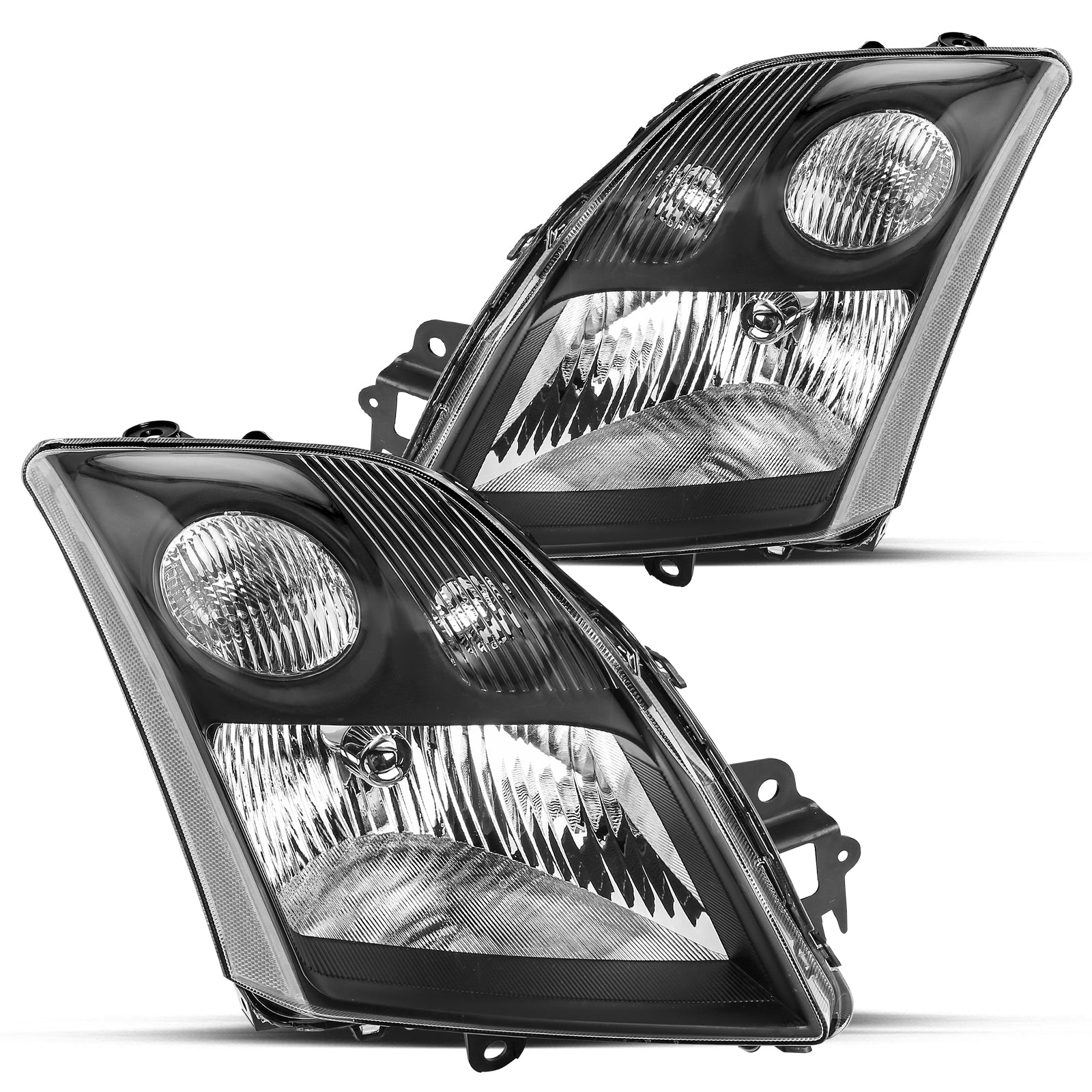 VehicleAid Headlights For 2007-2009 Nissan Sentra