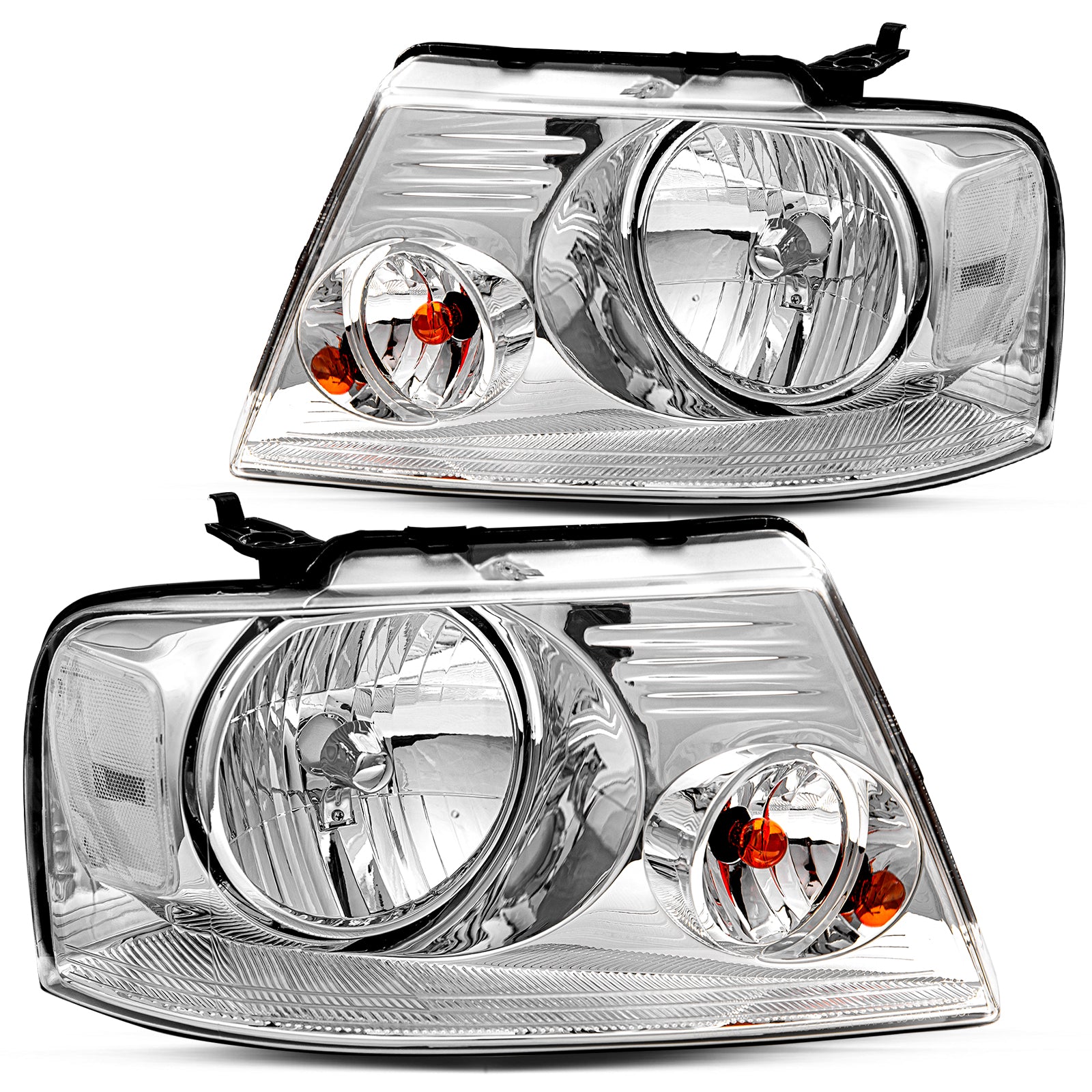 VehicleAid Headlights For 2004-2008 Ford F150 Pickup