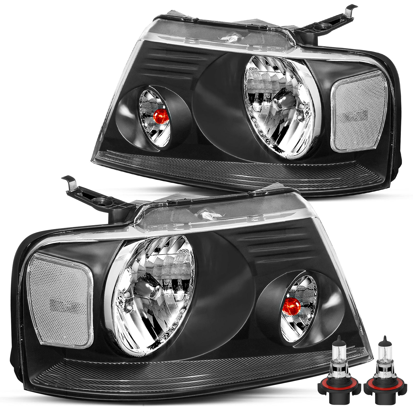 VehicleAid Headlights For 2006-2008 Lincoln Mark LT