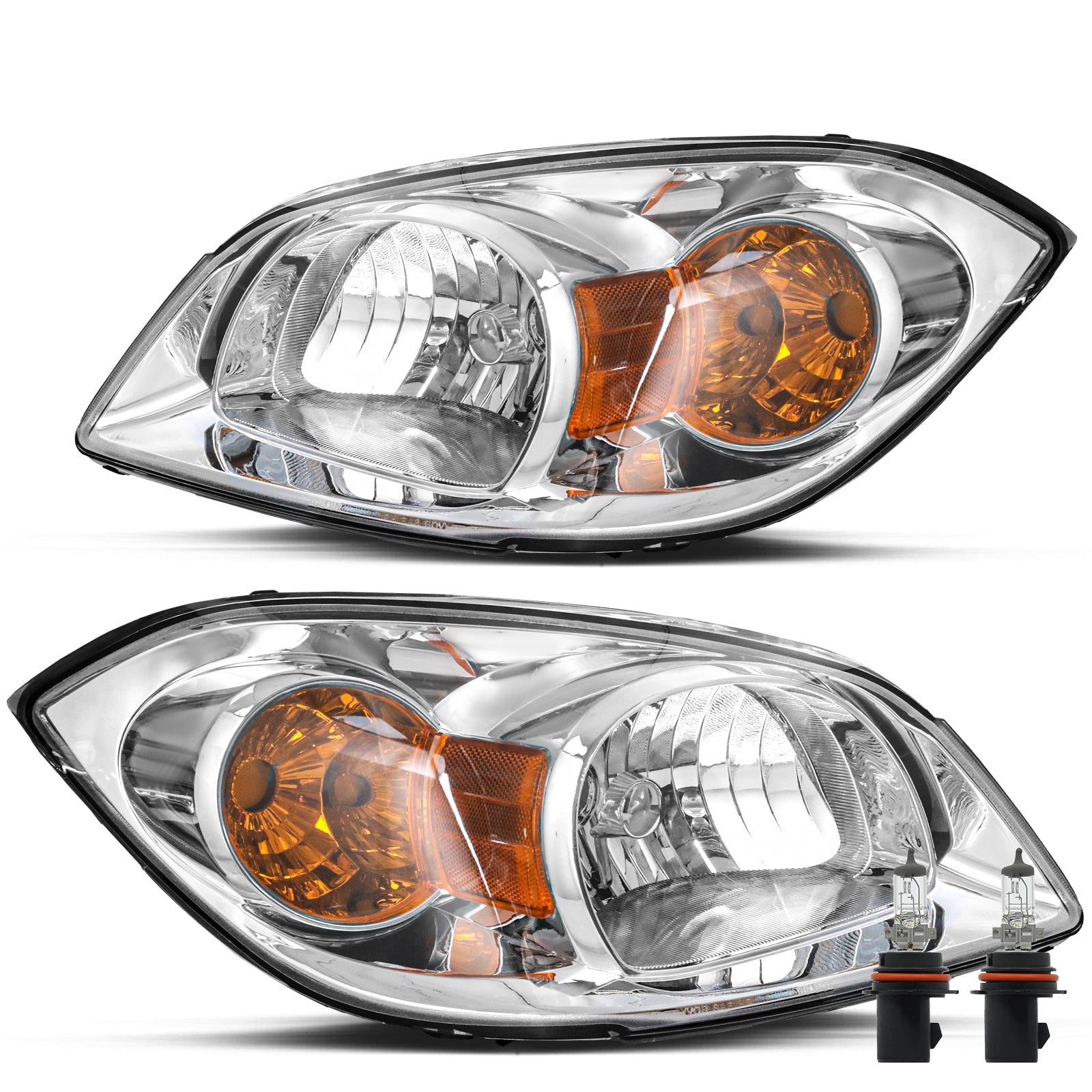 VehicleAid Headlights For 2005-2010 Chevy Cobalt