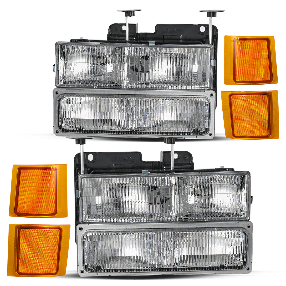 VehicleAid Headlights For 1994-1999 Chevy C1500