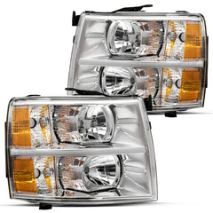 VehicleAid Headlights For 2012-2013 Chevy Silverado 3500