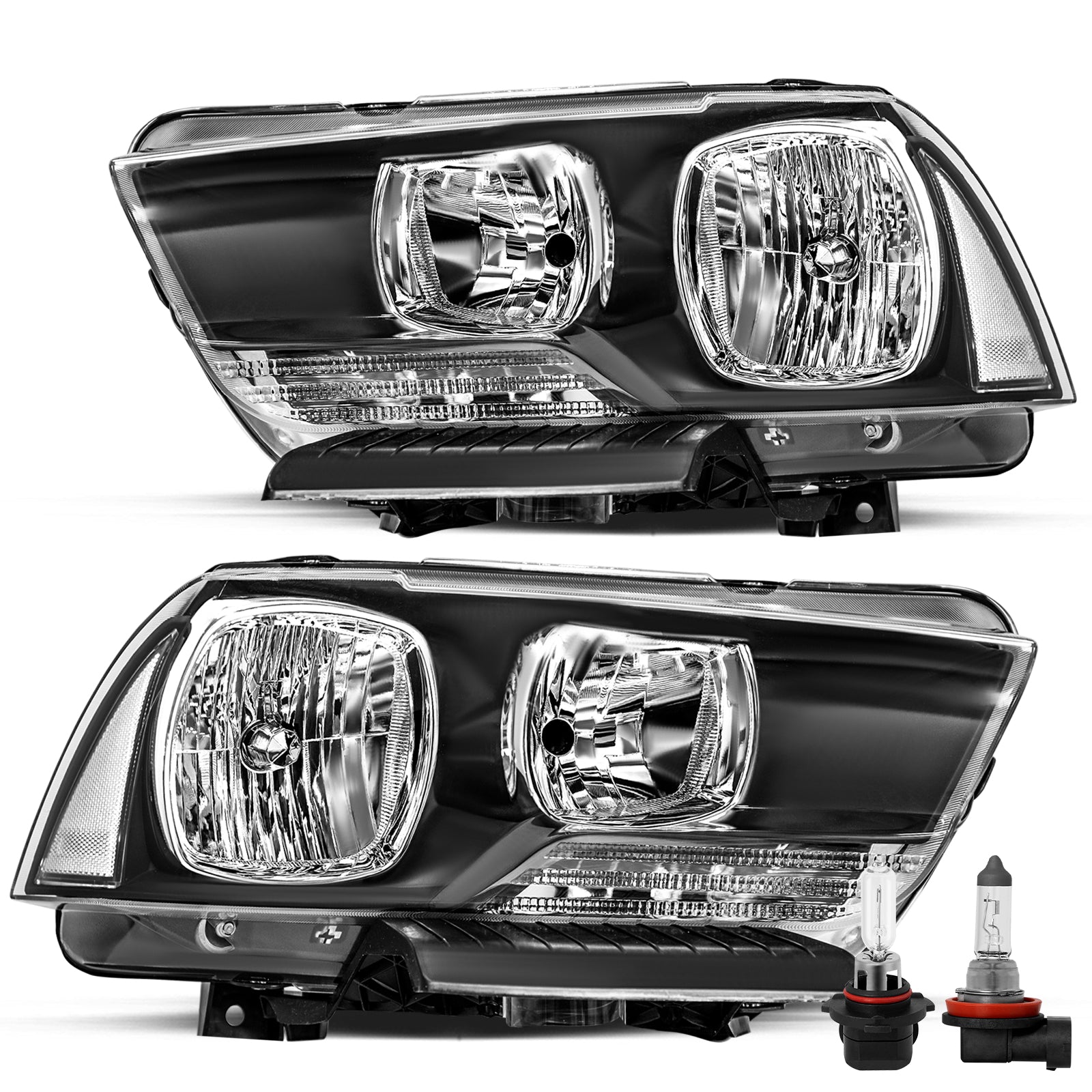 VehicleAid Headlights For 2011-2014 Dodge Charger