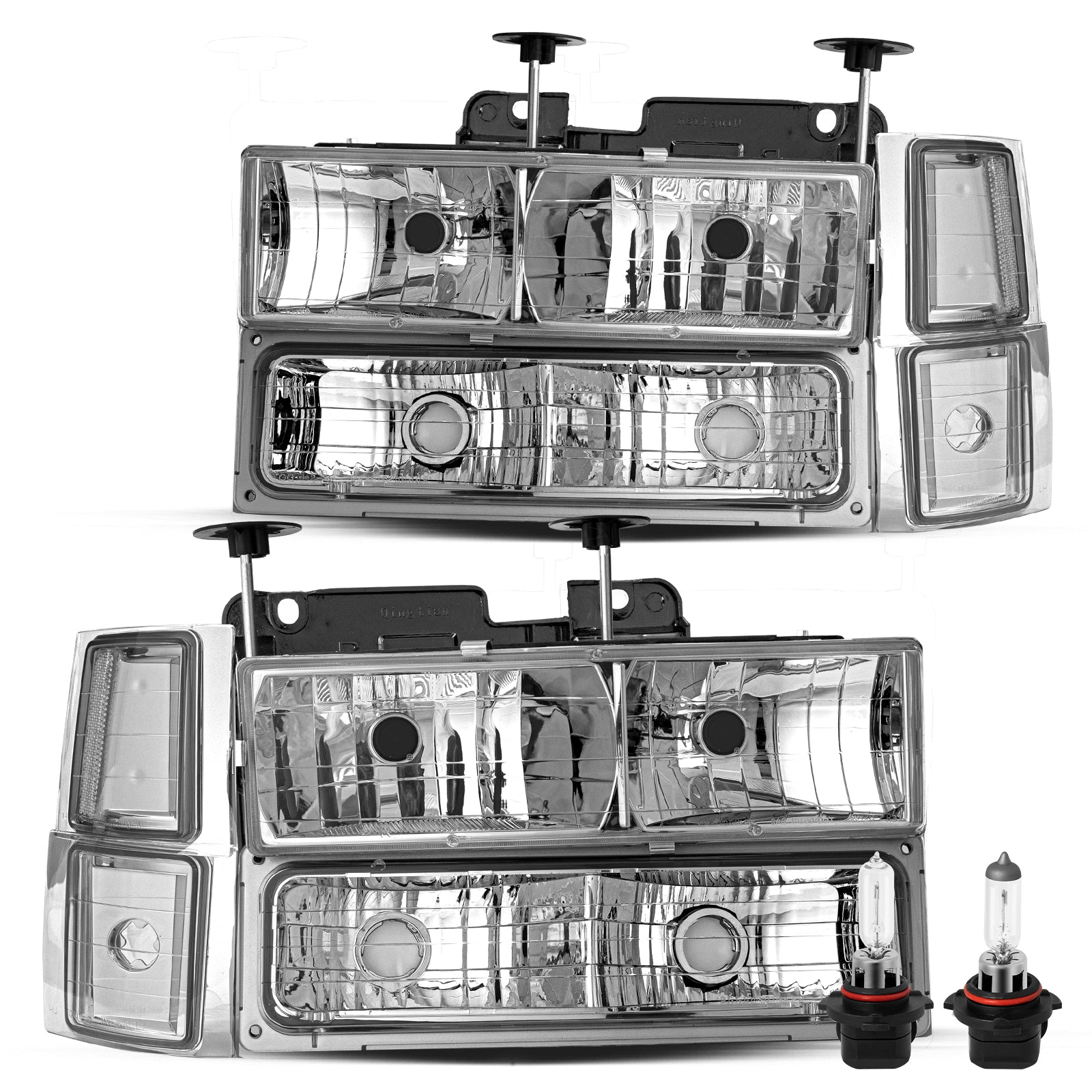 VehicleAid Headlights For 1994-1999 Chevy C/K 1500 2500 Suburban