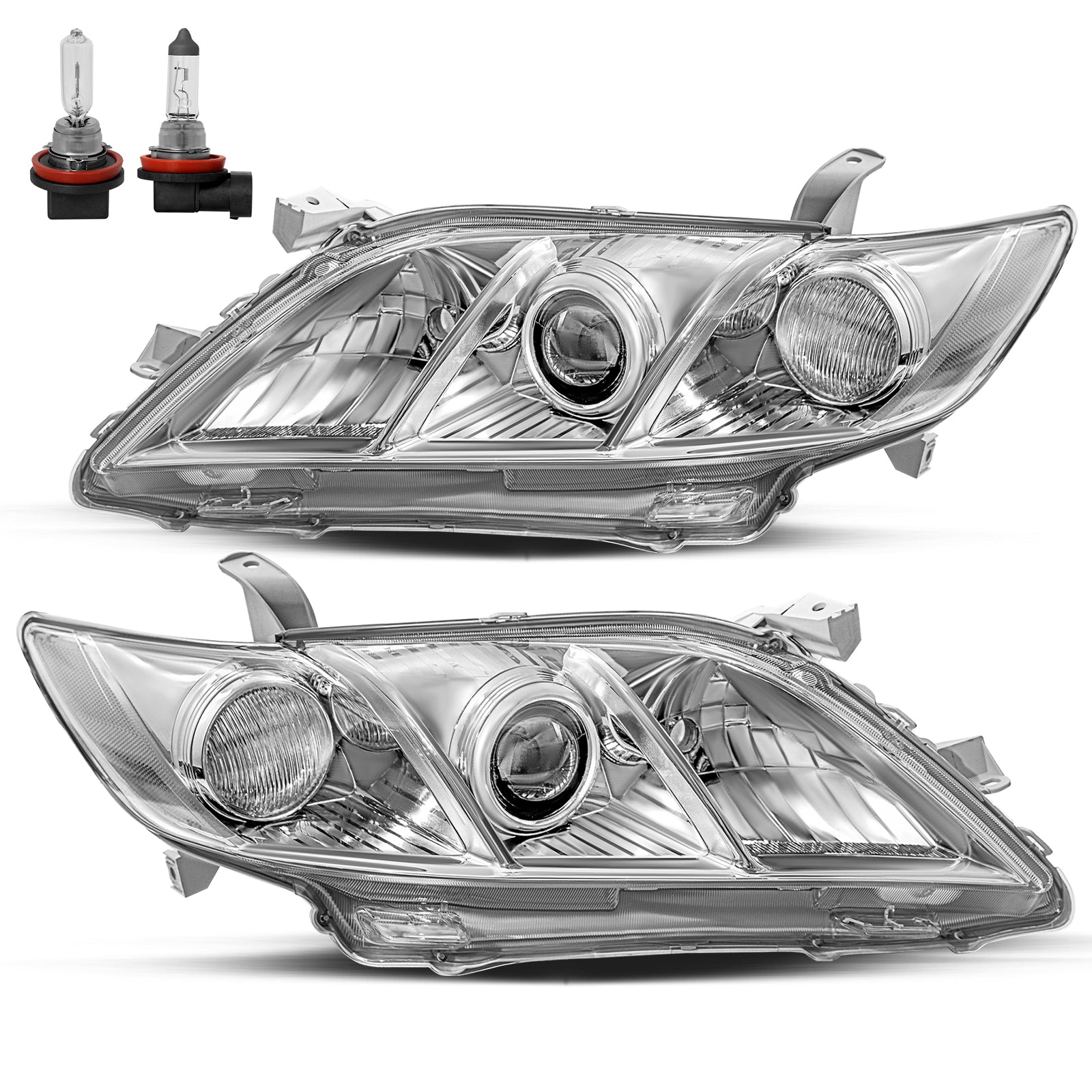 VehicleAid Headlights For 2007-2009 Toyota Camry