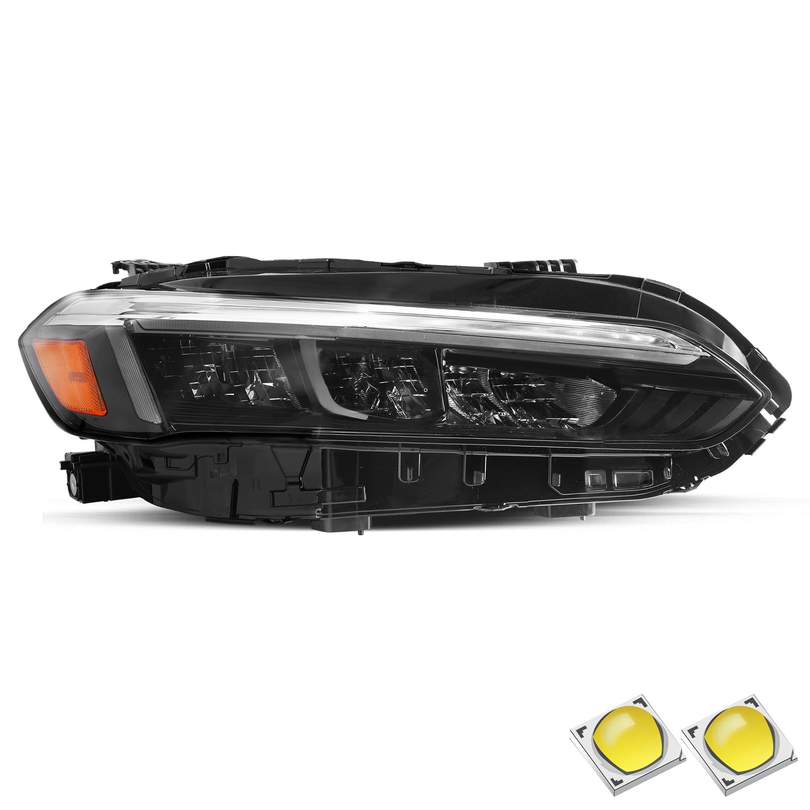 VehicleAid Full LED Headlights For 2022-2024 Honda Civic