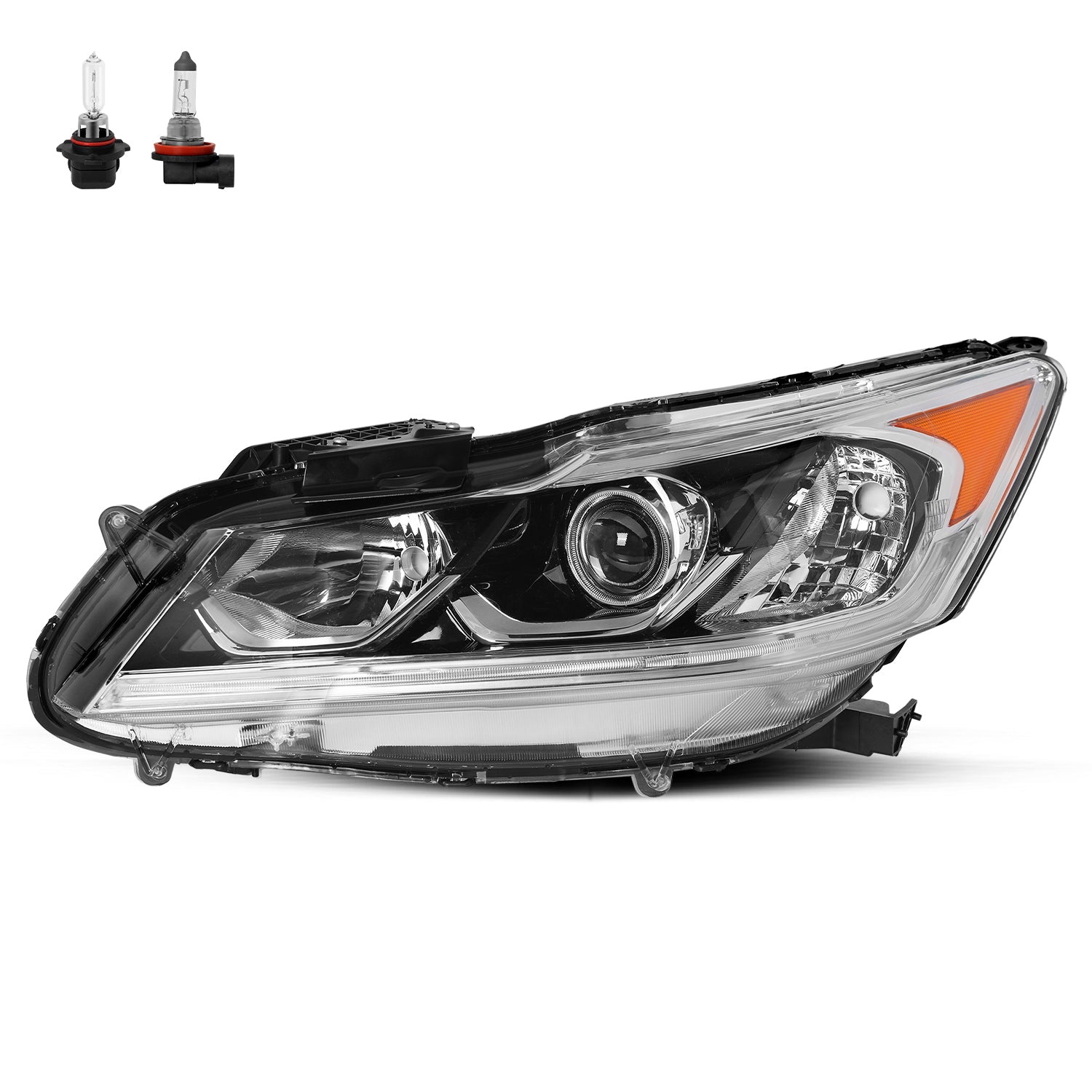 VehicleAid Headlights For 2016-2017 Honda Accord