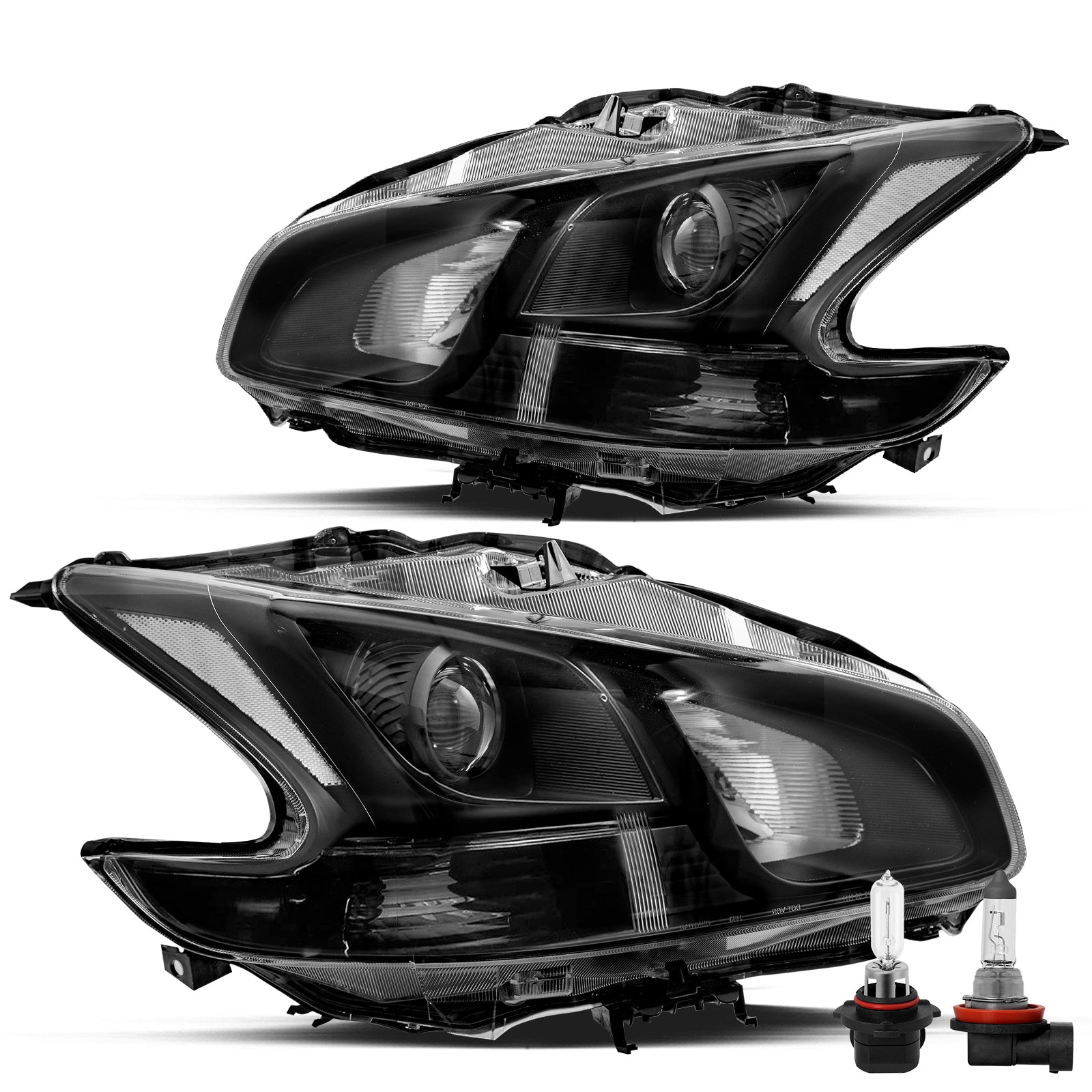 VehicleAid Headlights For 2009-2014 Nissan Maxima