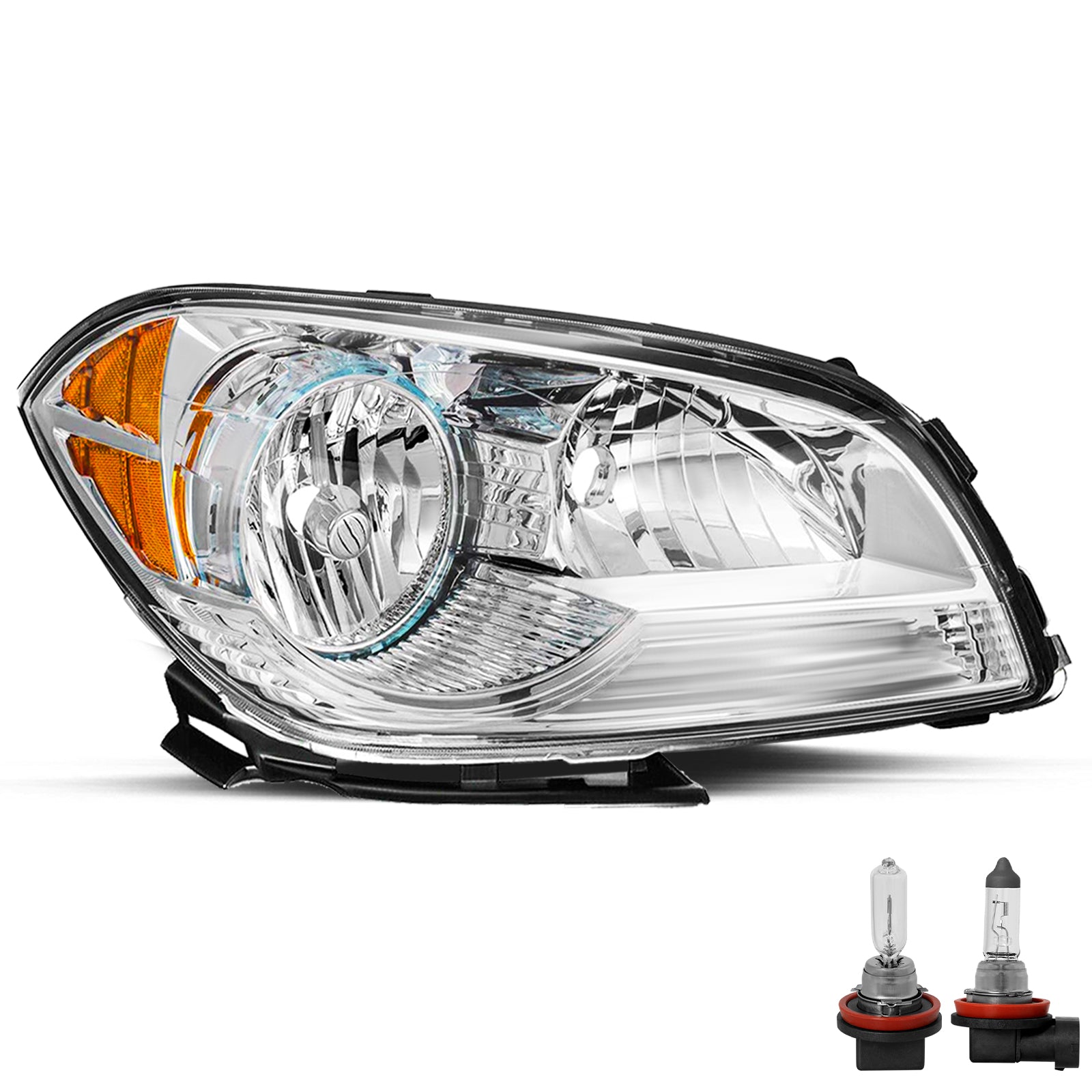 VehicleAid Headlights For 2008-2012 Chevy Malibu