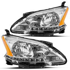 VehicleAid Headlights For 2013-2015 Nissan Sentra