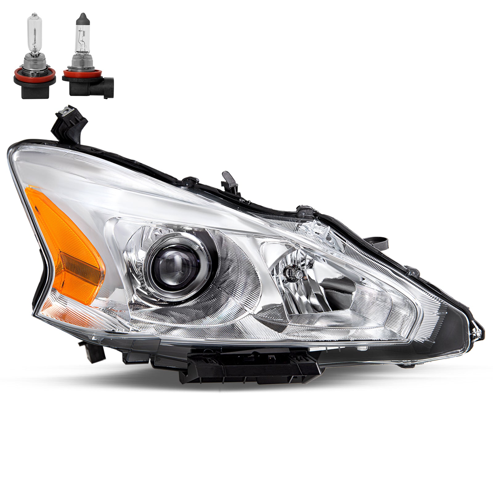 VehicleAid Headlights For 2013-2015 Nissan Altima