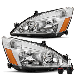 VehicleAid Headlights For 2003-2007 Honda Accord