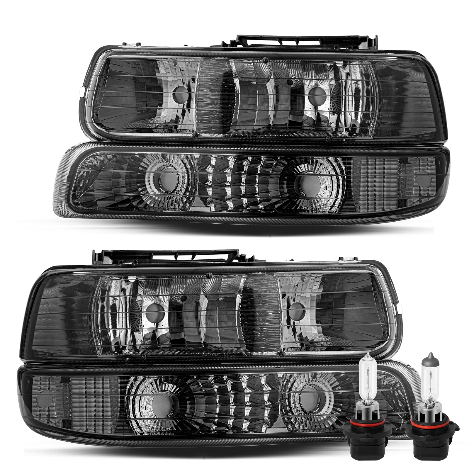 VehicleAid Headlights For 1999-2002 Chevy Silverado 2500