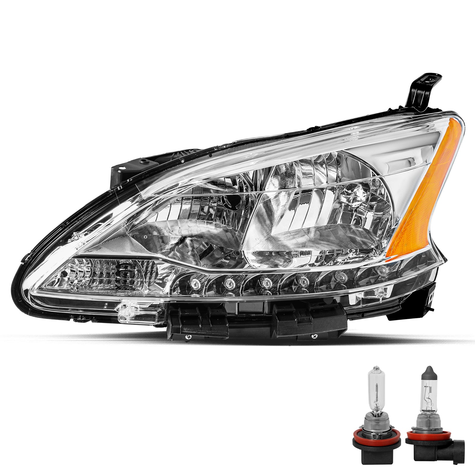 VehicleAid Headlights For 2013-2015 Nissan Sentra