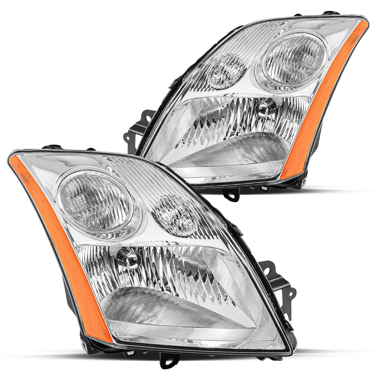 VehicleAid Headlights For 2007-2009 Nissan Sentra