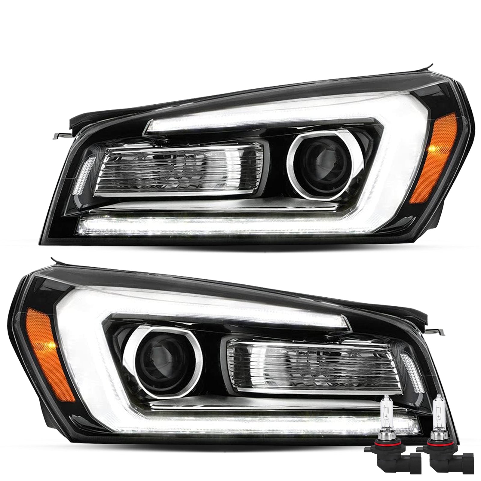 VehicleAid Headlights For 2013-2016 GMC Acadia