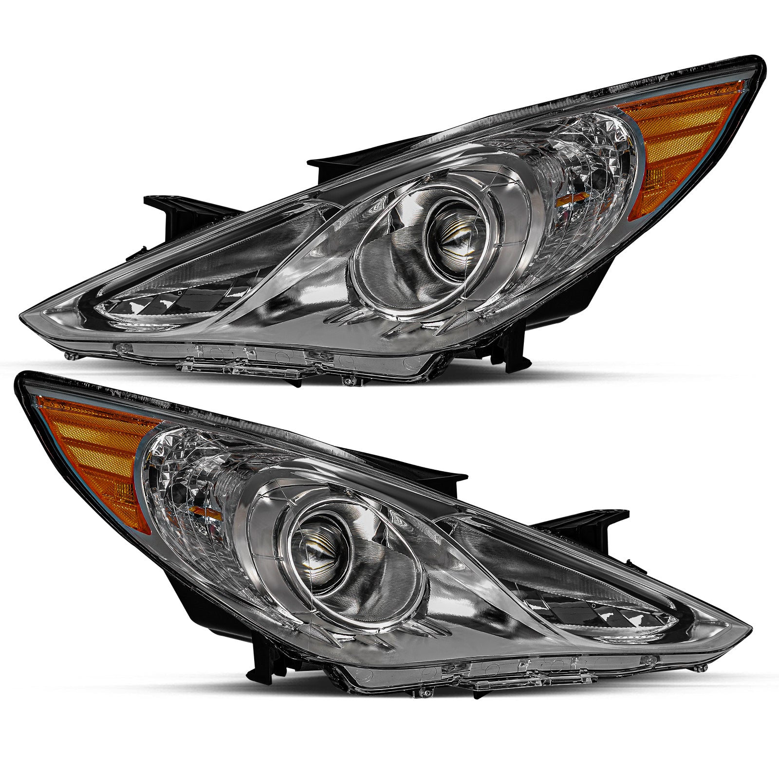 VehicleAid Headlights For 2011-2014 Hyundai SonataHalogen