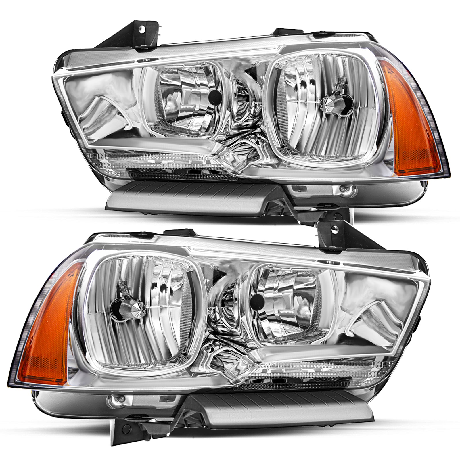 VehicleAid Headlights For 2011-2014 Dodge Charger