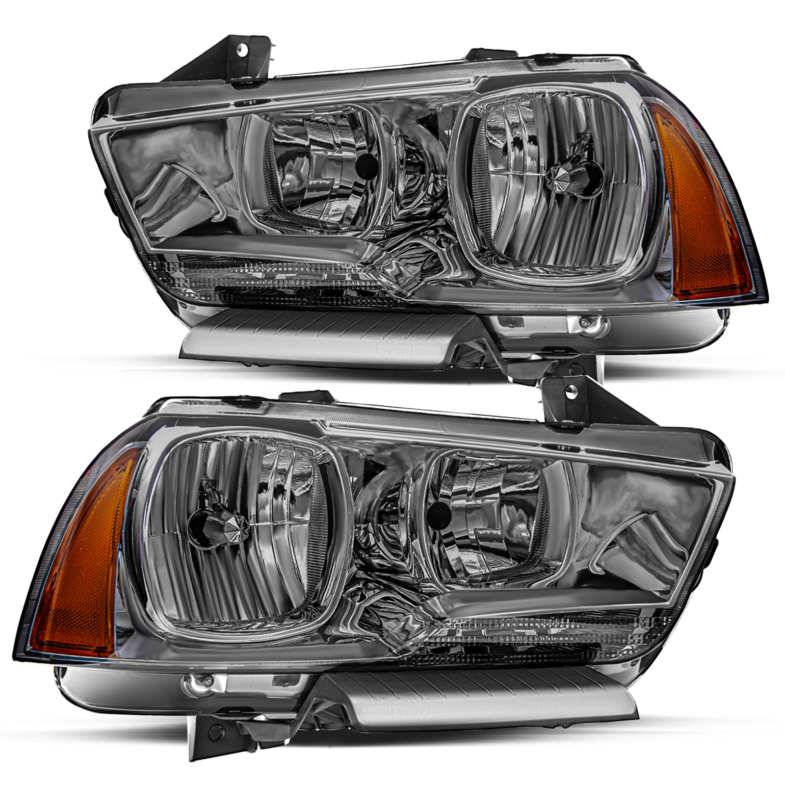 VehicleAid Headlights For 2011-2014 Dodge Charger