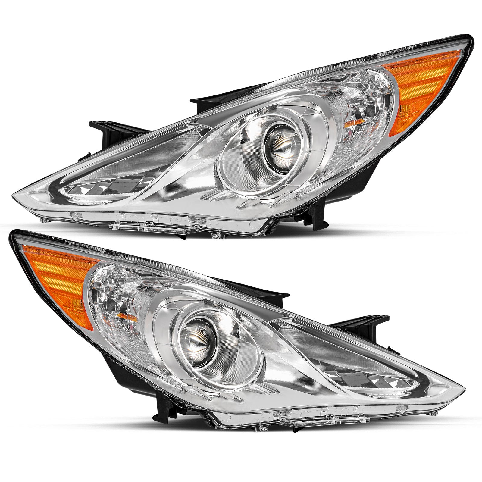 VehicleAid Projector Headlights For 2011-2014 Hyundai Sonata