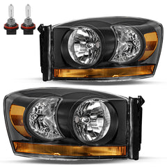 VehicleAid Headlights For 2006-2008 Dodge Ram 1500