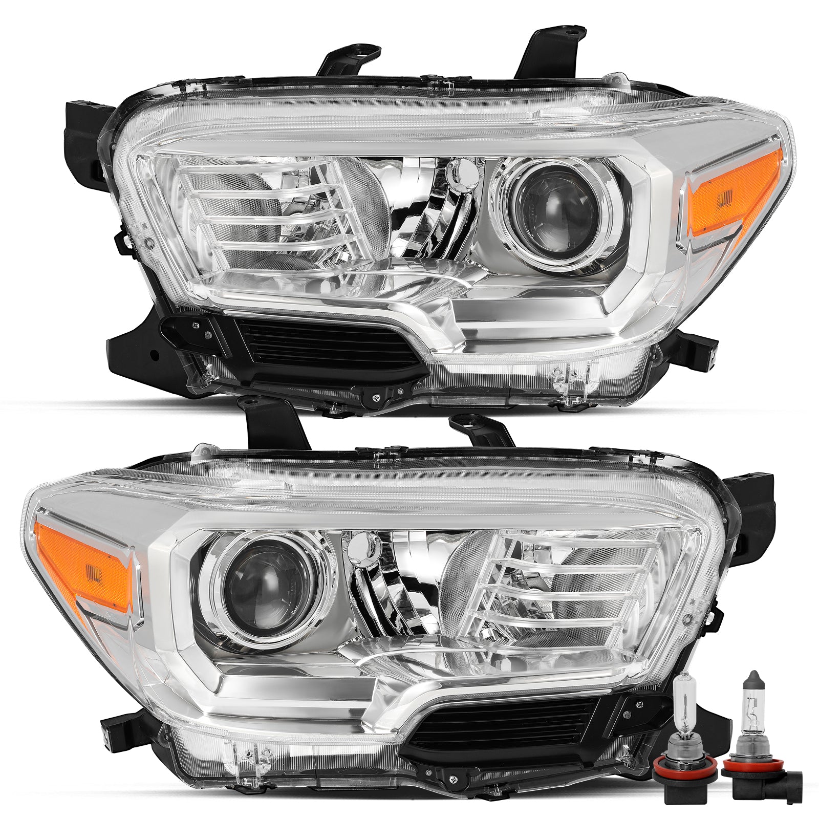 VehicleAid Headlights For 2016-2018 Toyota Tacoma