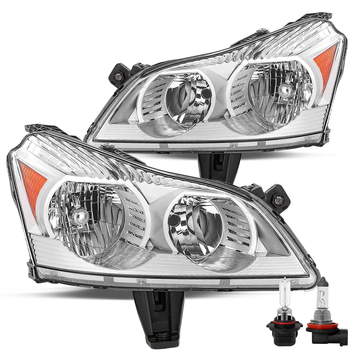 VehicleAid Headlights For 2009-2012 Chevy Traverse