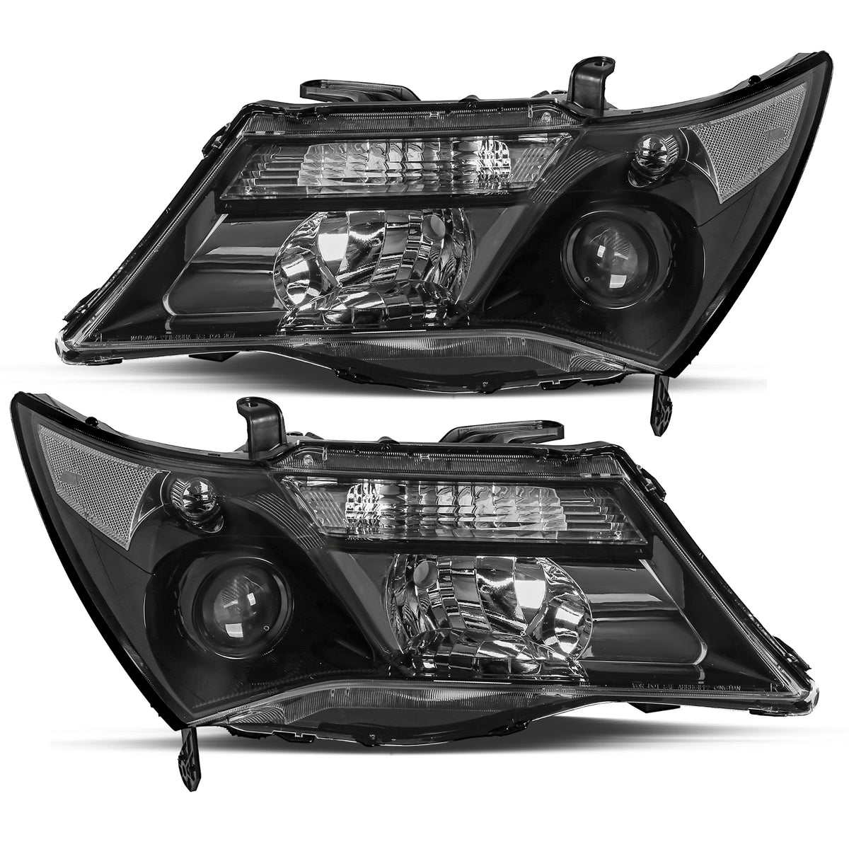 VehicleAid Headlights For 2007-2013 Acura MDX HID Xenon Type w/o Adaptive