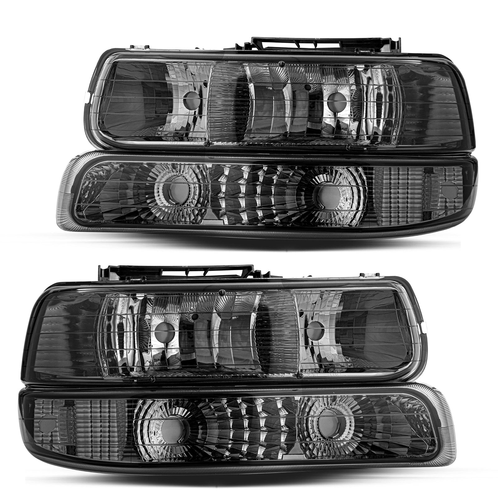 VehicleAid Headlights For 1999-2002 Chevy Silverado 2500