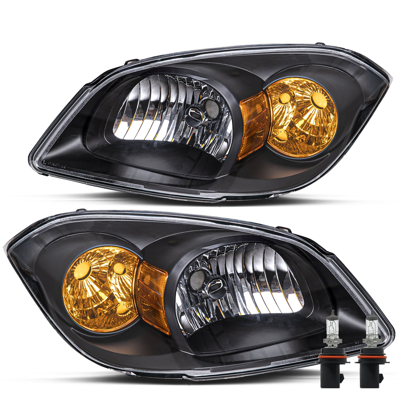 VehicleAid Headlights For 2005-2010 Chevy Cobalt