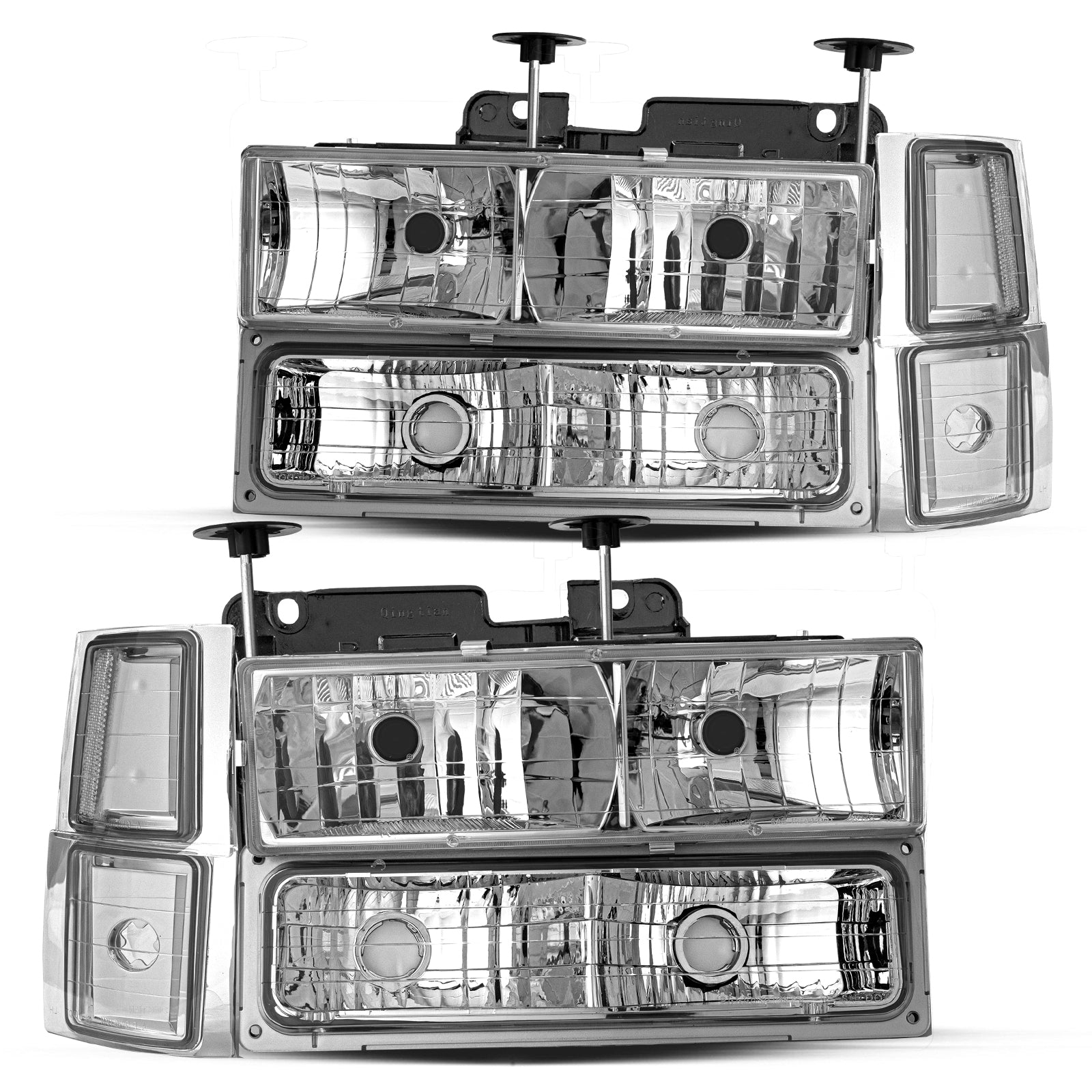 VehicleAid Headlights For 1994-1999 Chevy C/K 1500 2500 Suburban