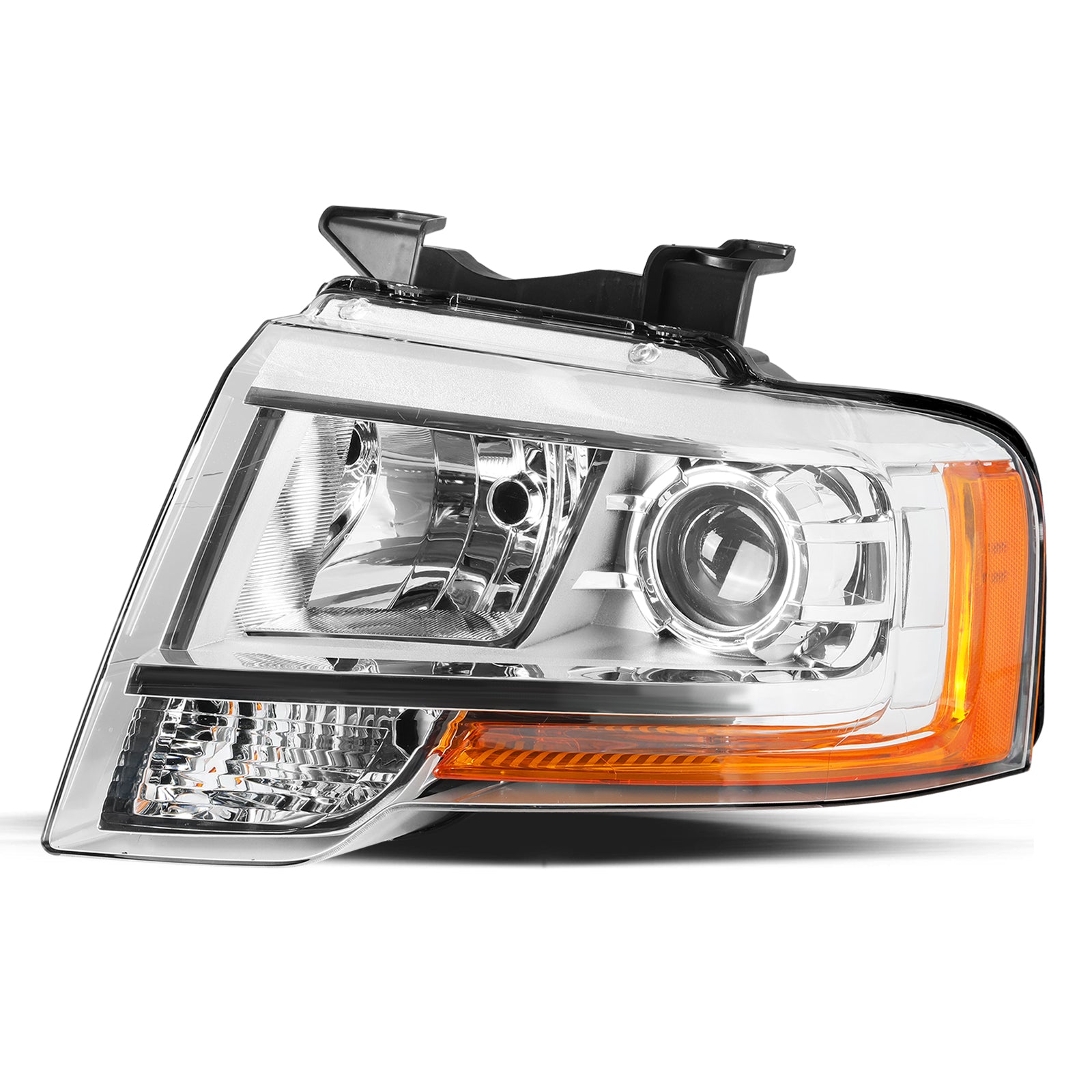 VehicleAid Halogen Projector Model Headlights For 2015-2017 Ford Expedition