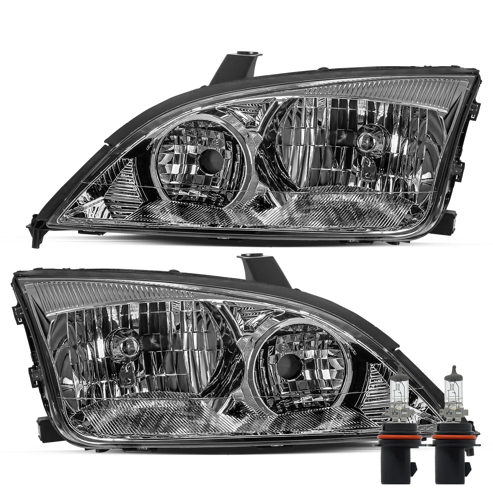 VehicleAid Headlights For 2005-2007 Ford Focus