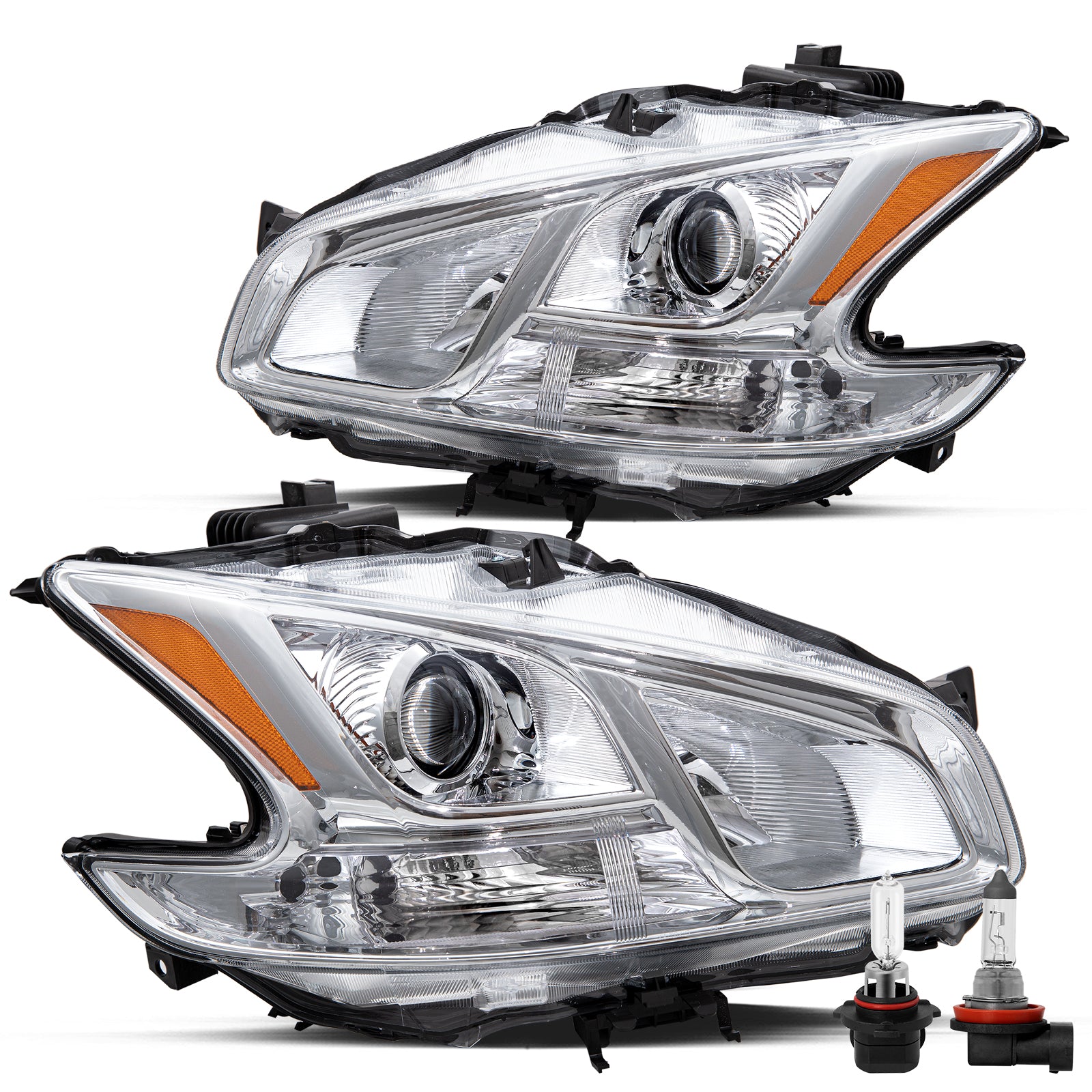 VehicleAid Headlights For 2009-2014 Nissan Maxima