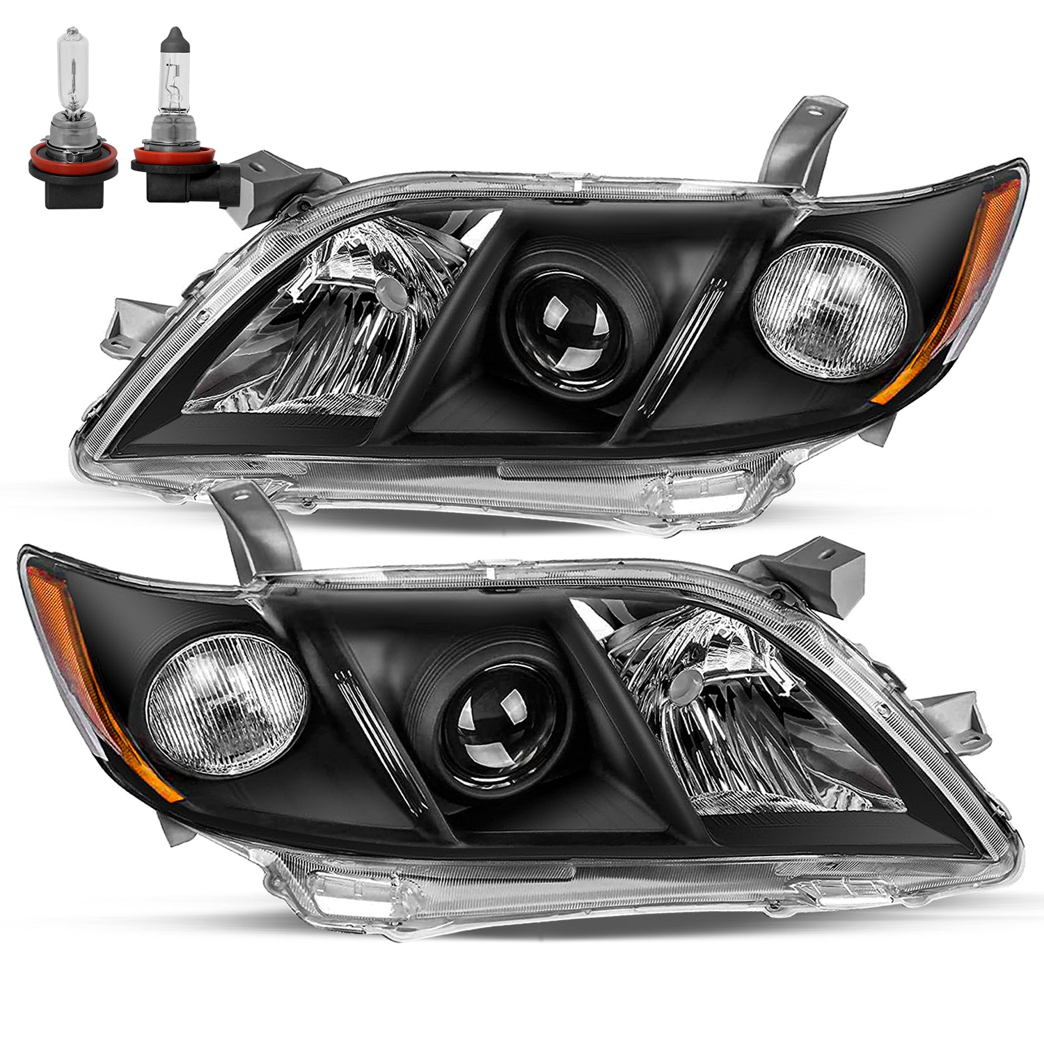 VehicleAid Headlights For 2007-2009 Toyota Camry