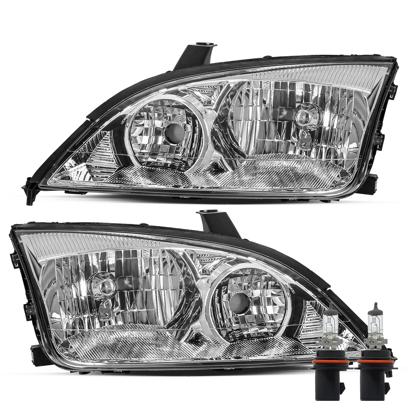 VehicleAid Headlights For 2005-2007 Ford Focus