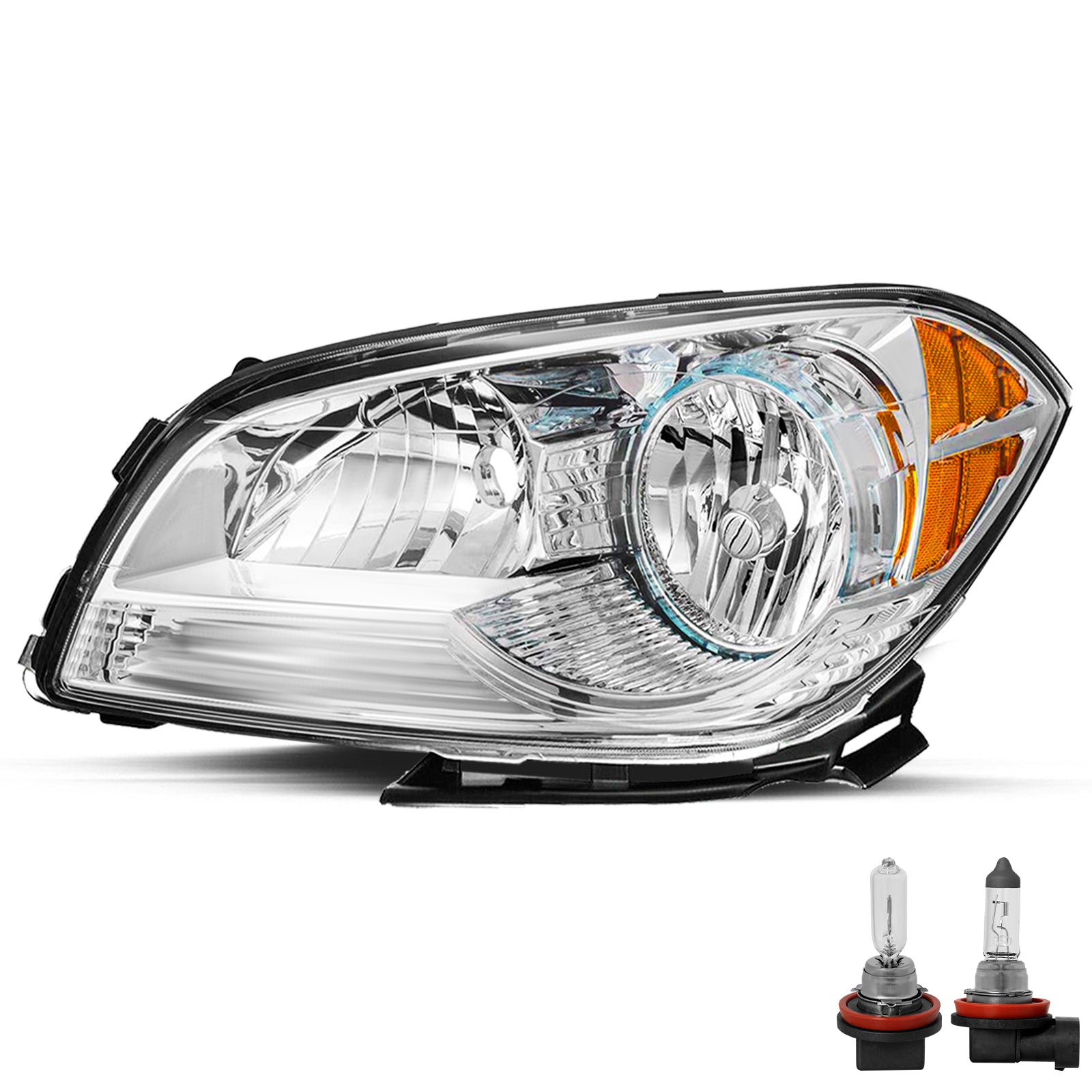 VehicleAid Headlights For 2008-2012 Chevy Malibu